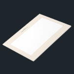 Anteckningsblocket Warm Peach Ram Anteckningsblock<br><div class="desc">Varmpersika anteckningsblocket ram. Perfekt för att skriva ned små påminnelser. Underbar gåva till mamma,  dotter,  mormor,  professionell med mera.</div>