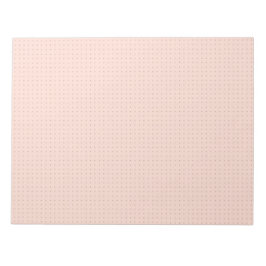 Anteckningsblocket Warm Rosa Dot Grid Anteckningsblock