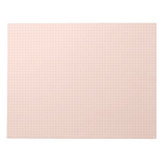 Anteckningsblocket Warm Rosa Dot Grid Anteckningsblock