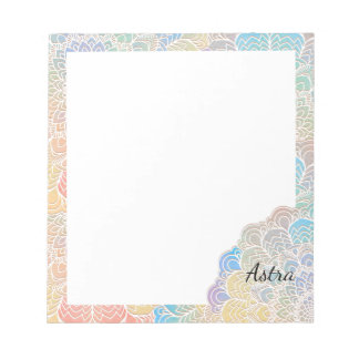 Anteckningsblocket Watercolor mandala Anteckningsblock