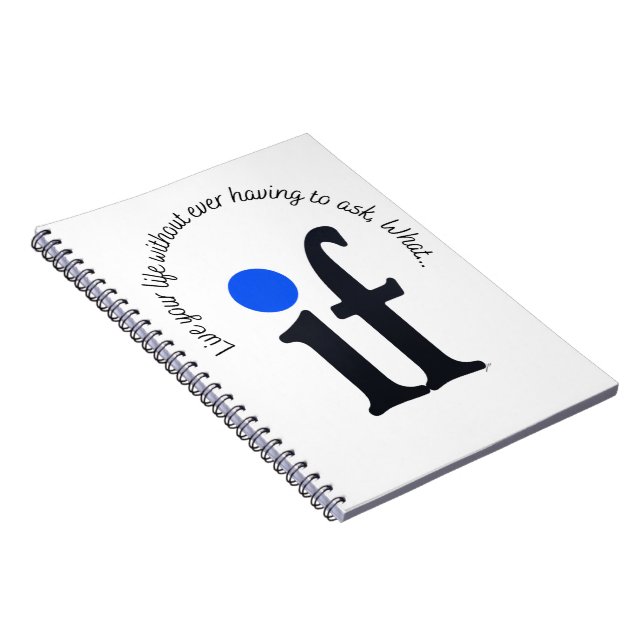 Anteckningsblocket "What if" Anteckningsbok (Högra Sidan)