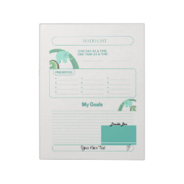 Anteckningsblocket Whimsical Elephant to Do List P Anteckningsblock