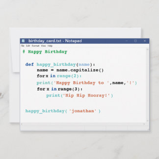 Anteckningsblockets datorprogrammerarkoderformat f kort