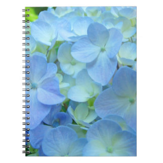 Anteckningsböcker anpassade Blå Hortensia Blommor 