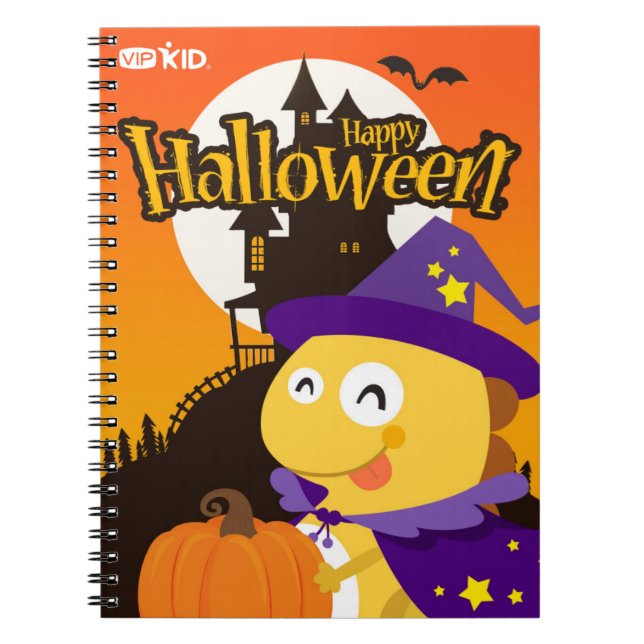 Anteckningsbok A för VIPKID Halloween (Framsidan)