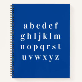 anteckningsbok,abecedario
