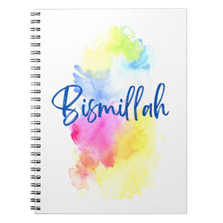 Anteckningsbok - Bismillah - Färgrik