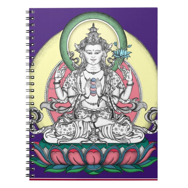 ANTECKNINGSBOK Chenrezig/Avalokiteshvara (Framsidan)