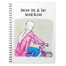 Anteckningsbok - Dream Big och säg InshaAllah