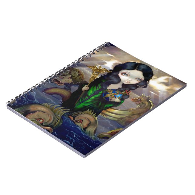 Anteckningsbok "för Alchemical hav" Med Spiral (Vänstra Sidan)