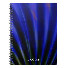 Anteckningsbok för blåttstrålpersonlig med spiral