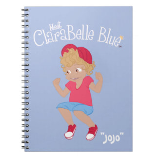 Anteckningsbok för ClaraBelle blåttspiral - "JoJo"