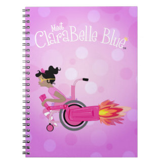 Anteckningsbok för ClaraBelle blåttspiral Med Spiral