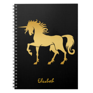 Anteckningsbok för dansUnicornSilhouette Med Spiral