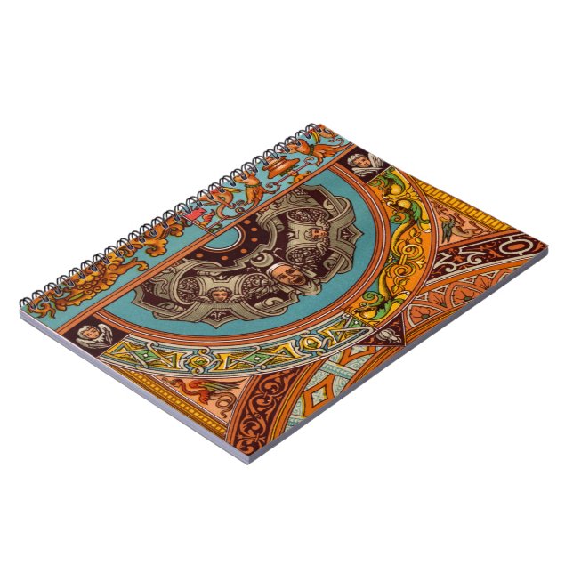 Anteckningsbok för Dragons & Gargoyles Med Spiral (Vänstra Sidan)