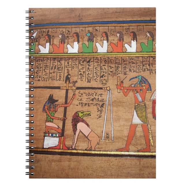 Anteckningsbok för egypten-hieroglyfer (Framsidan)