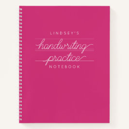 Anteckningsbok för handskrift av anpassningsbar St