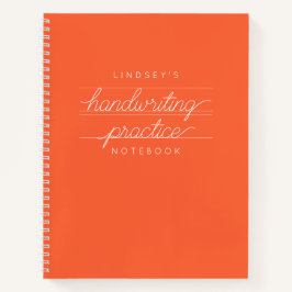 Anteckningsbok för handskrift av anpassningsbar St