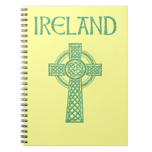 Anteckningsbok för Irland Celtickor Med Spiral