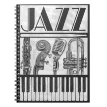 Anteckningsbok för Jazzmusik