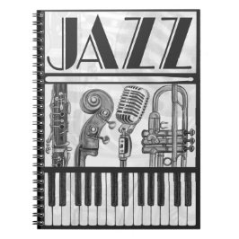 Anteckningsbok för Jazzmusik