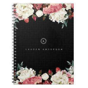 Anteckningsbok för journal för Monogram för