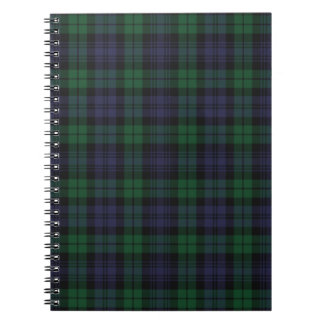 Anteckningsbok för klanCampbell Tartan Med Spiral