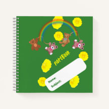 Anteckningsbok för kvadratisk Spiral