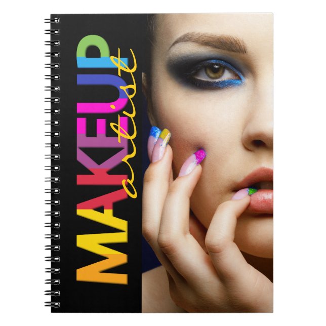 Anteckningsbok för Makeupkonstnär (Framsidan)