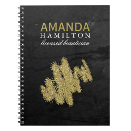 Anteckningsbok för Makeupkonstnär Med Spiral