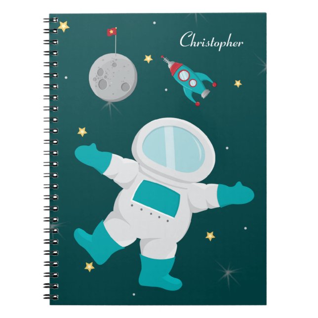 Anteckningsbok för personligrymdenastronaut (Framsidan)