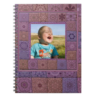 Anteckningsbok för Quilters hantverkfoto Med Spiral