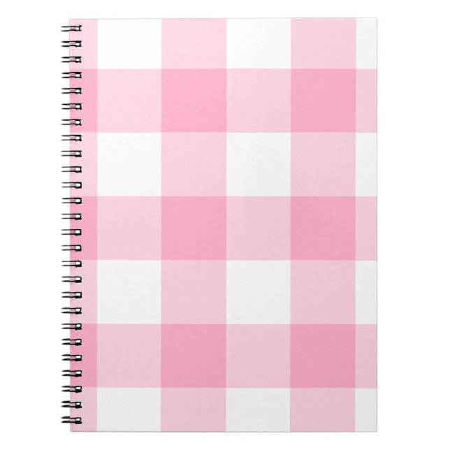 Anteckningsbok för rosa- och vitbuffelkontroll (Framsidan)