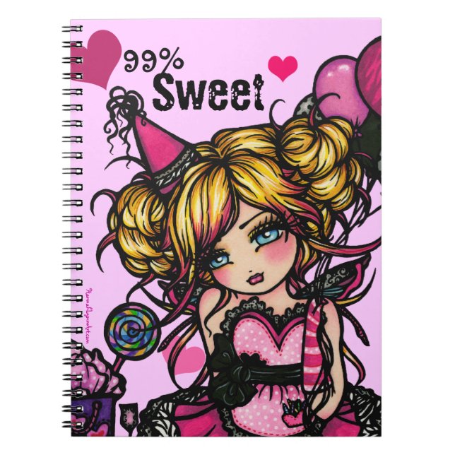 Anteckningsbok för rosor för flicka för födelsedag (Framsidan)