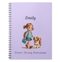 Anteckningsbok för skolan – Personlig design