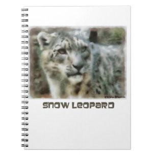 Anteckningsbok för snöLeopard