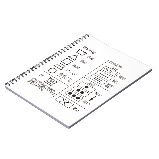 Anteckningsbok för tvätt-indikation (Vänstra Sidan)