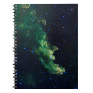 Anteckningsbok för utrymmegalaxspiral med spiral