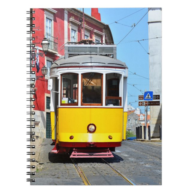 Anteckningsbok Gul Tåg Portugal (Framsidan)