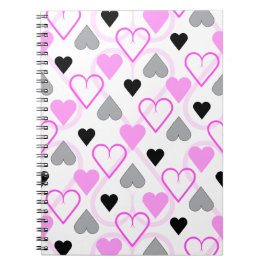 Anteckningsbok Hearts