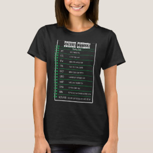 Anteckningsbok Högre medborgare Textilier: Gamla p T Shirt