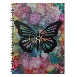 Anteckningsbok "Inkblots/Butterfly" Anpassa
