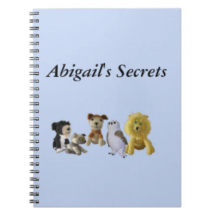 Anteckningsbok - Leksak djursamling