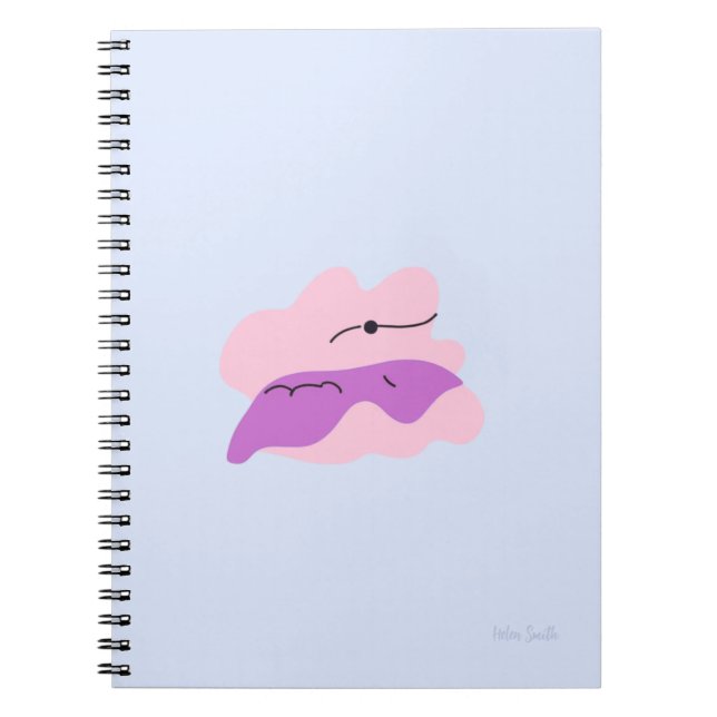 Anteckningsbok med abstrakt form (Framsidan)