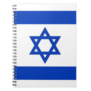 Anteckningsbok med Flagga Israel