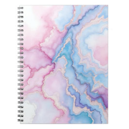 anteckningsbok med marmoreffekt