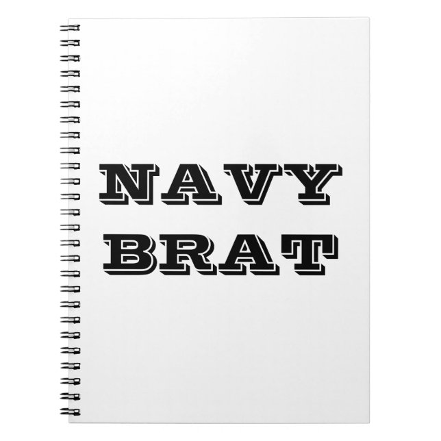 Anteckningsbok Navy Brat (Framsidan)
