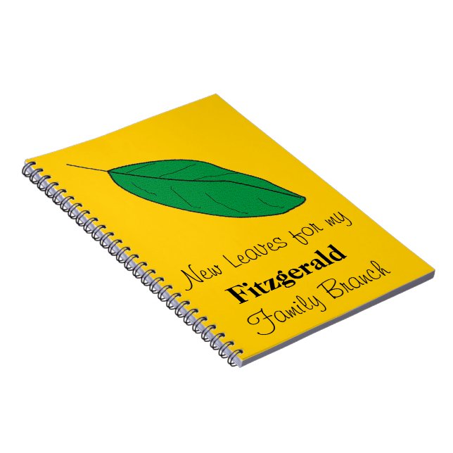 Anteckningsbok - nytt Löv (Högra Sidan)