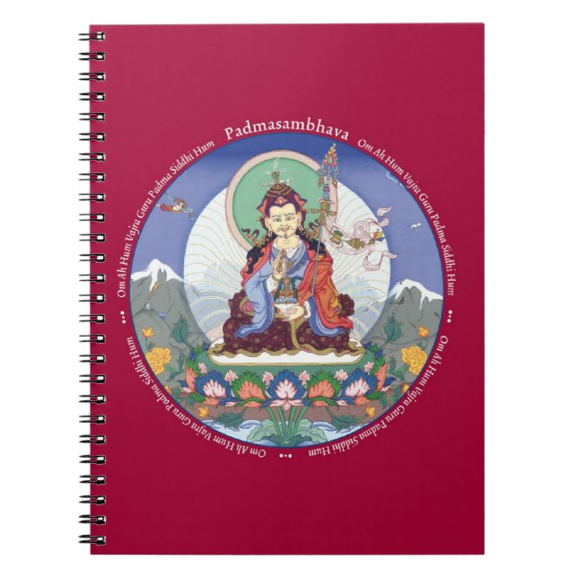 ANTECKNINGSBOK - Padmasambhava (guruen Rinpoche) + (Framsidan)