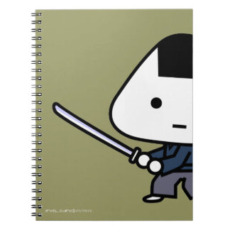 Anteckningsbok - RiceBall Samurai - guld
